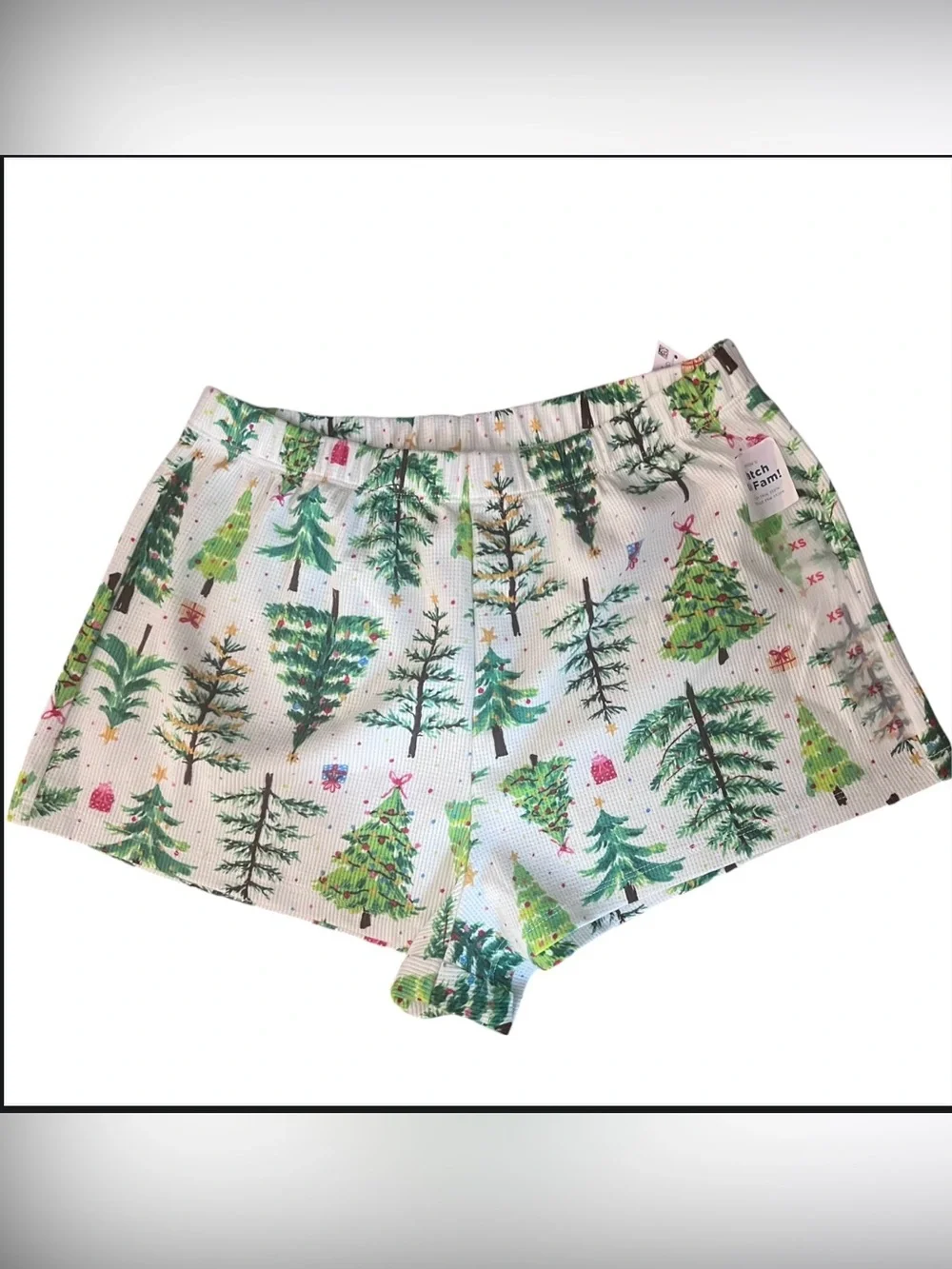 Old Navy Holiday Christmas Tree Thermal Sleep Set 3 Piece - Girls XS